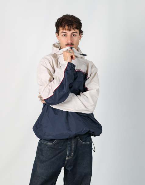 Vintage Tommy Hilfiger xl windbreaker in navy blue - view 1