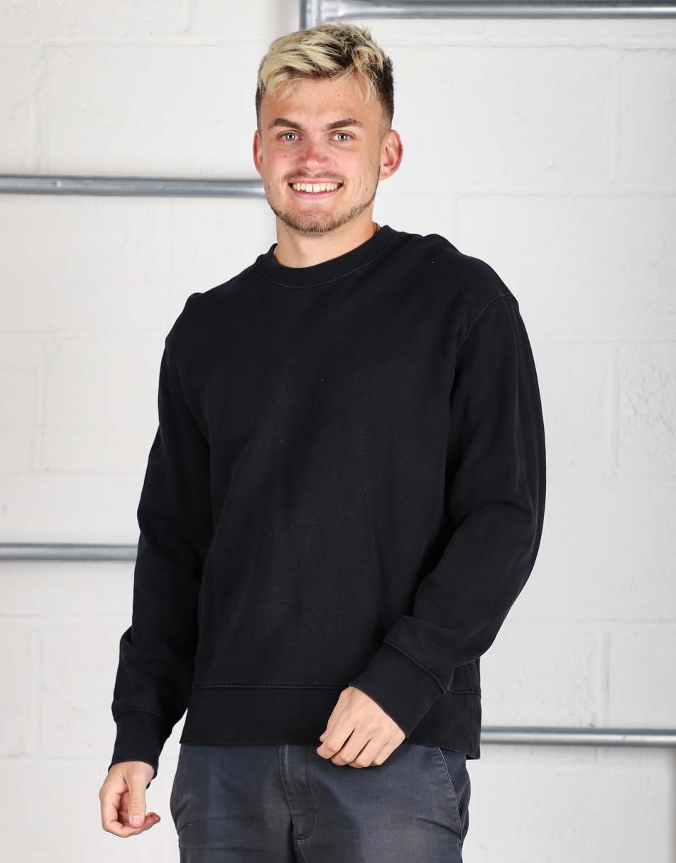 Vintage Topman Size M plain lounge sweatshirt in black