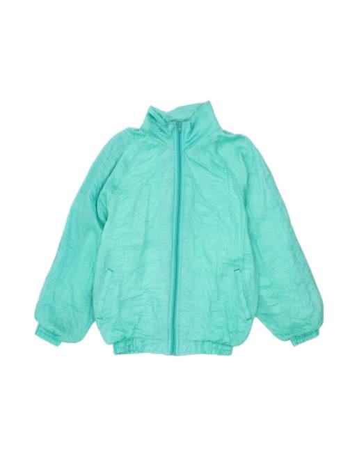 Vintage Tracksuit Top Jacket Large In Turquoise