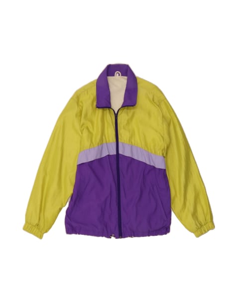 Vintage Tracksuit Top Jacket Medium In Yellow Colourblock - view 1