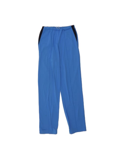 Vintage Tracksuit Trousers Medium In Blue Colourblock