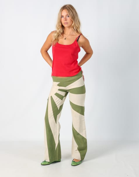 Vintage TranQuillo S woven trousers in light green - view 1