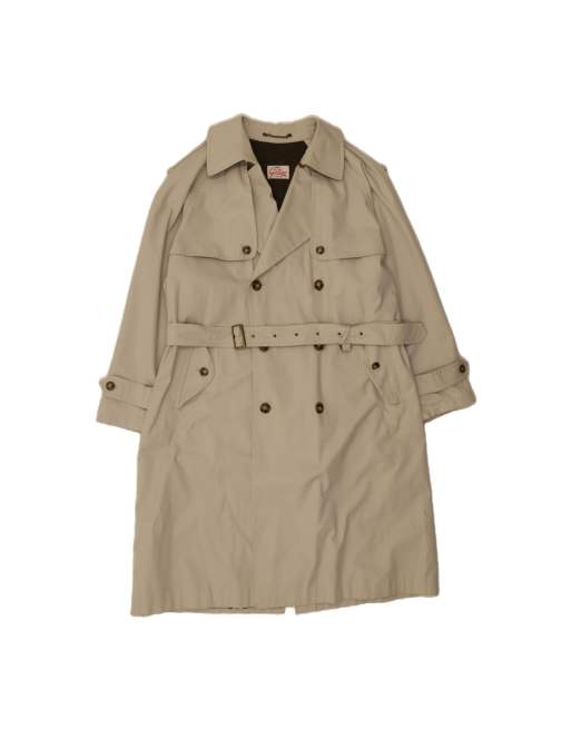 Vintage Trench Coat It 48 Medium In Beige