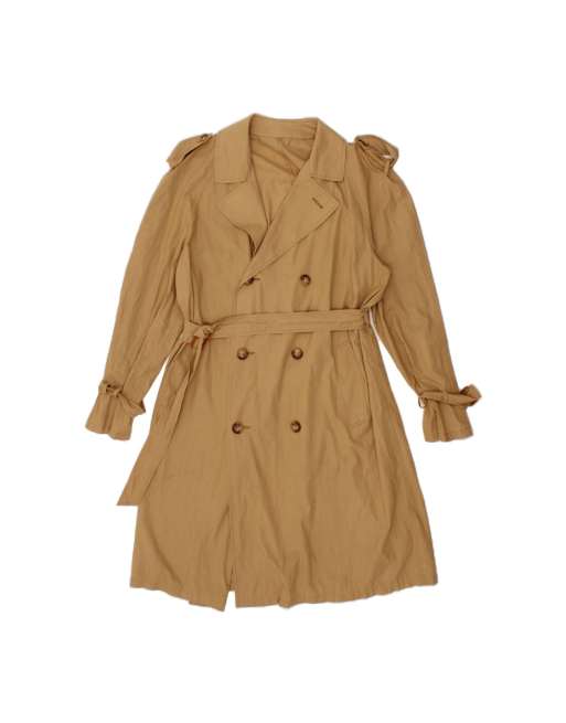 Vintage Trench Coat UK 16 Large In Beige