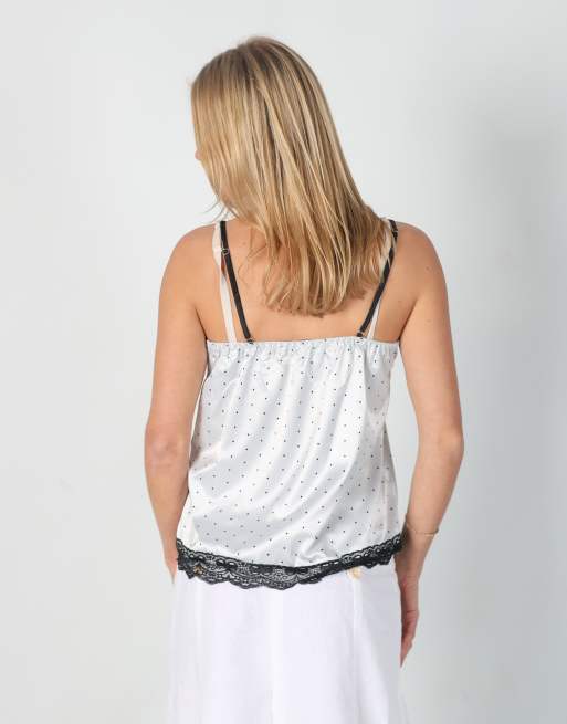 Vintage Tress M cami in light grey, 2 of 4