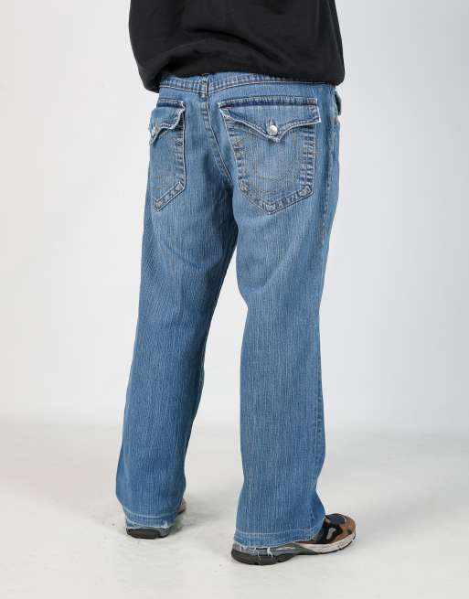 Vintage True Religion 38x30 denim jeans in blue