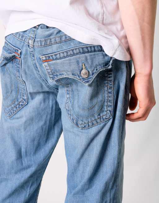 Vintage True Religion 40x30 Denim Jeans Blue