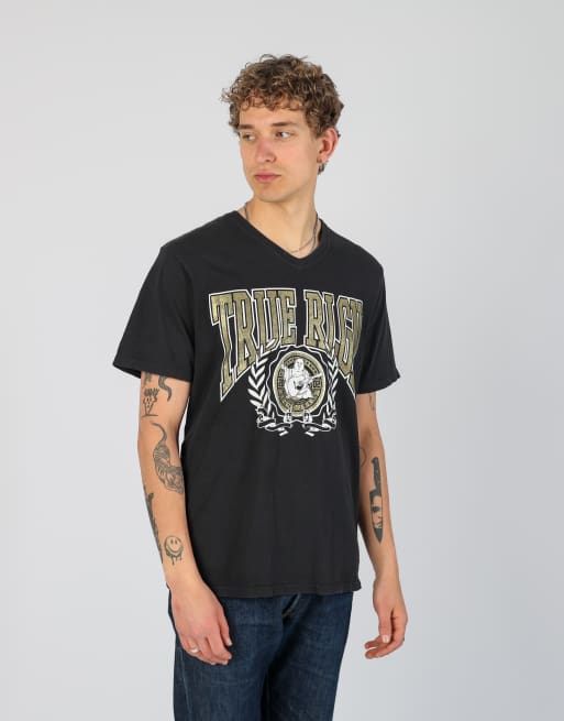 Vintage True Religion l t-shirt in black, 2 of 4