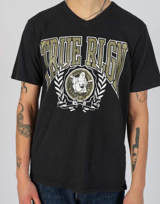 Vintage True Religion l t-shirt in black, 4 of 4