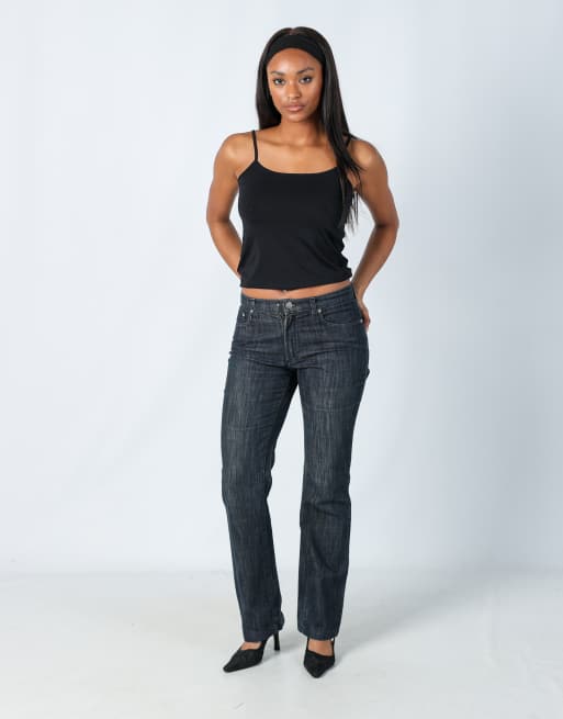 Vintage Trussardi 10 straight jeans in blue