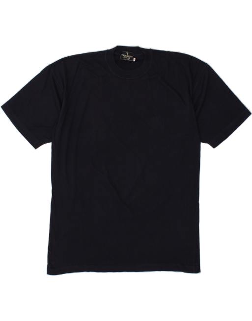Vintage Trussardi Jeans Size L T-Shirt Top in Navy Blue