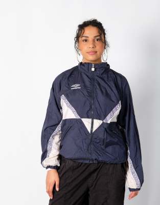 Vintage Umbro M Light Jacket Navy Blue