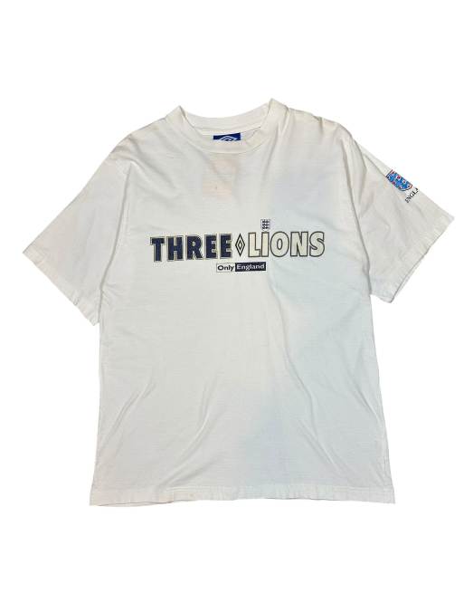 Vintage Umbro Only England Three Lions T-shirt