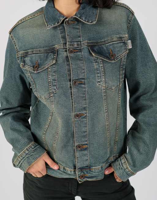 Vintage UMM S denim jacket in blue, 4 of 4