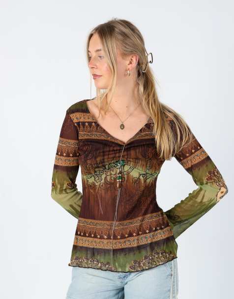 Vintage Unbranded 12 Mesh Top Brown - view 1