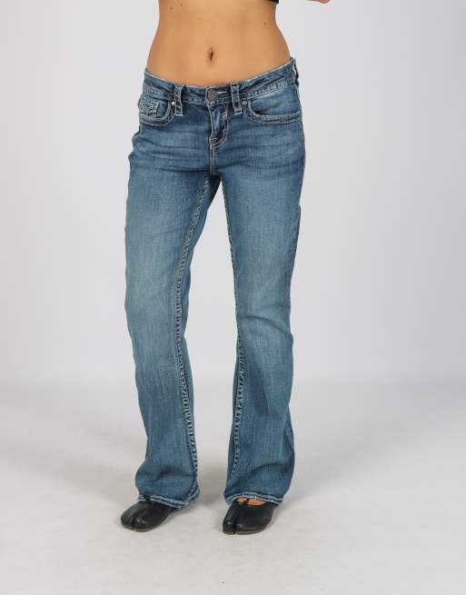 Vintage Unbranded 6 bootcut jeans in blue, 2 of 4