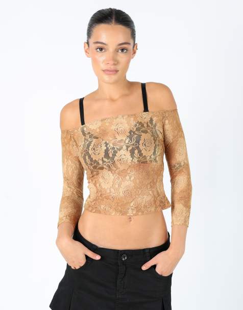 Vintage Unbranded 6 Mesh Top Tan - view 1