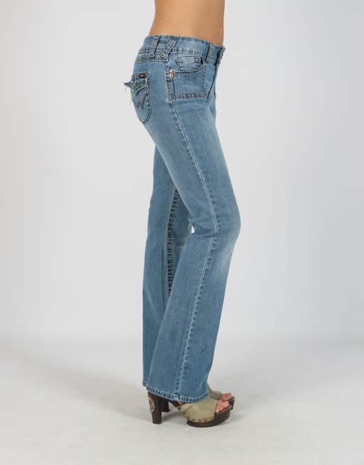 Vintage Unbranded 8 bootcut jeans in blue, 2 of 4