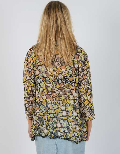 Vintage Unbranded L blouse in black, 2 of 4