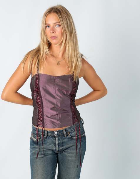 Vintage Unbranded L corset in purple - view 1