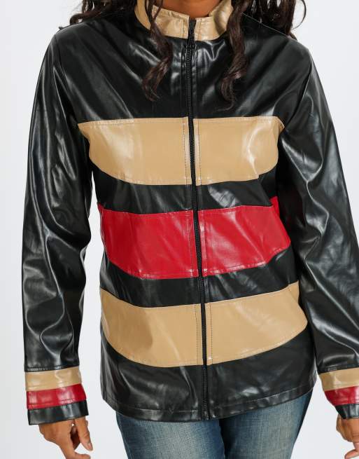 Vintage Unbranded L leather jacket in black, 4 of 4