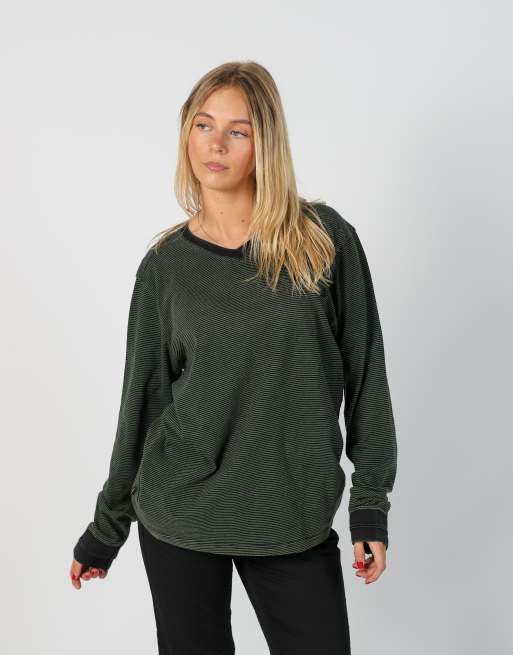 Vintage Unbranded L long sleeve top in black, 3 of 4