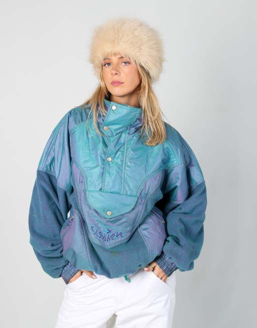 Vintage Unbranded L ski jacket in purple