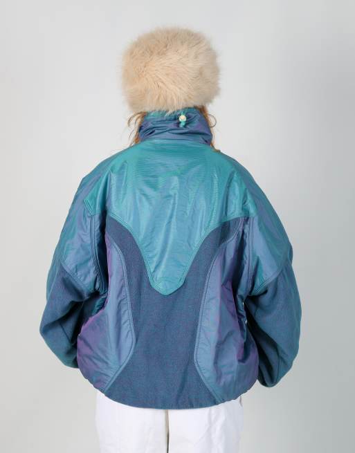 Vintage Unbranded L ski jacket in purple, 2 of 4