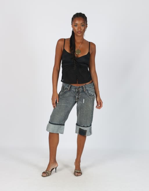 Vintage Unbranded M 3/4 jeans in blue