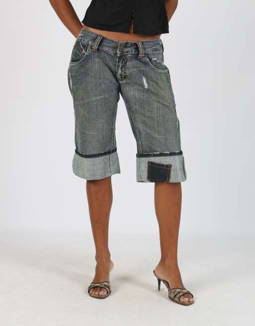 Vintage Unbranded M 3/4 jeans in blue, 2 of 4