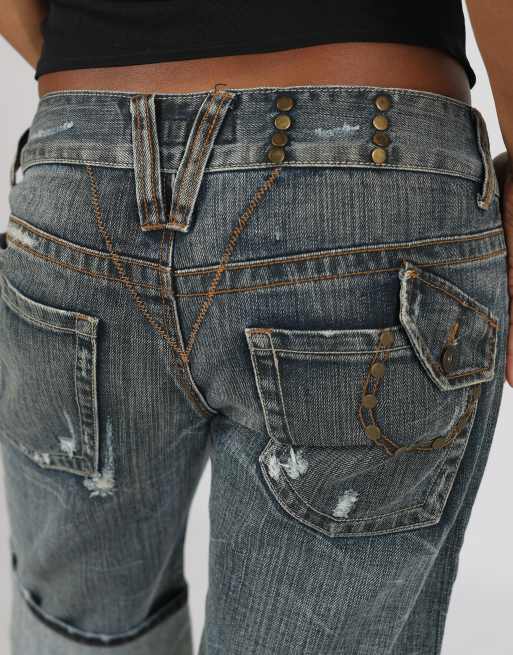 Vintage Unbranded M 3/4 jeans in blue, 4 of 4
