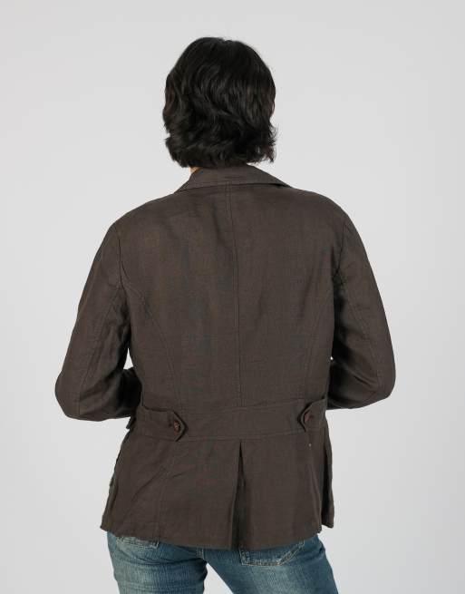 Vintage Unbranded M blazer in brown, 2 of 4