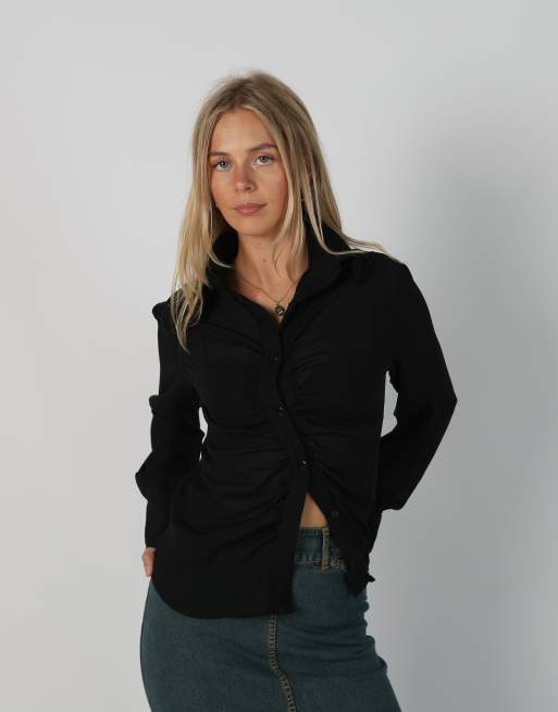 Vintage Unbranded M blouse in black, 1 of 4