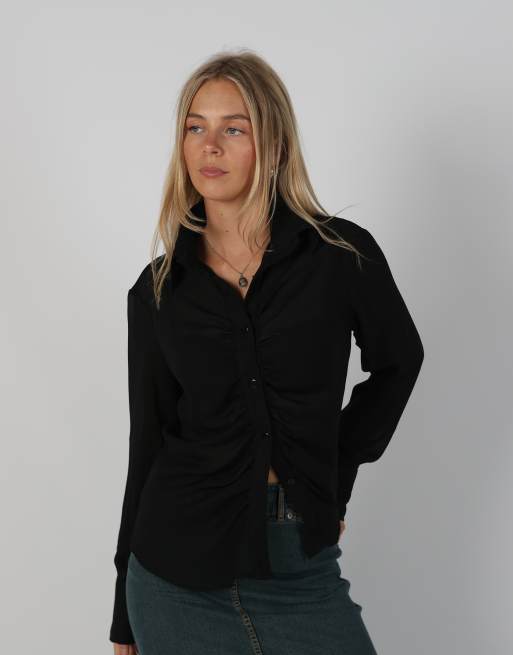 Vintage Unbranded M blouse in black, 3 of 4