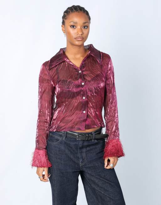 Vintage Unbranded M blouse in purple