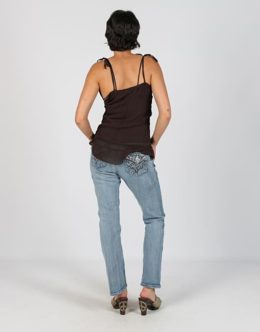 Vintage Unbranded M bootcut jeans in blue, 3 of 4