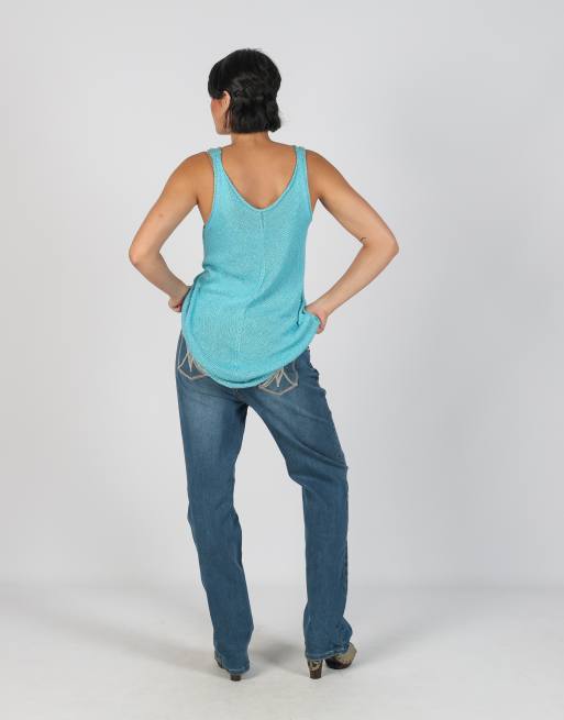 Vintage Unbranded M bootcut jeans in blue, 3 of 4