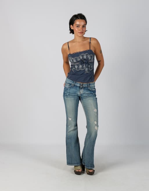 Vintage Unbranded M bootcut jeans in blue, 1 of 4
