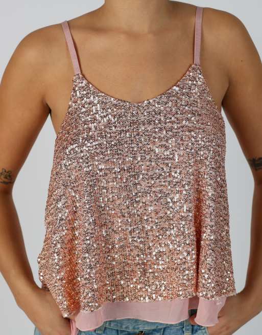 Vintage Unbranded M cami in baby pink, 4 of 4