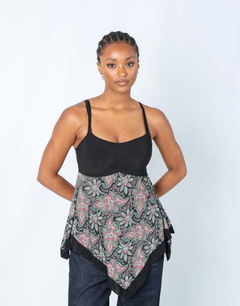 Vintage Unbranded M cami in black - view 1