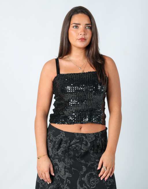 Vintage Unbranded M cami in black