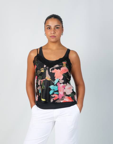 Vintage Unbranded M cami in black - view 1