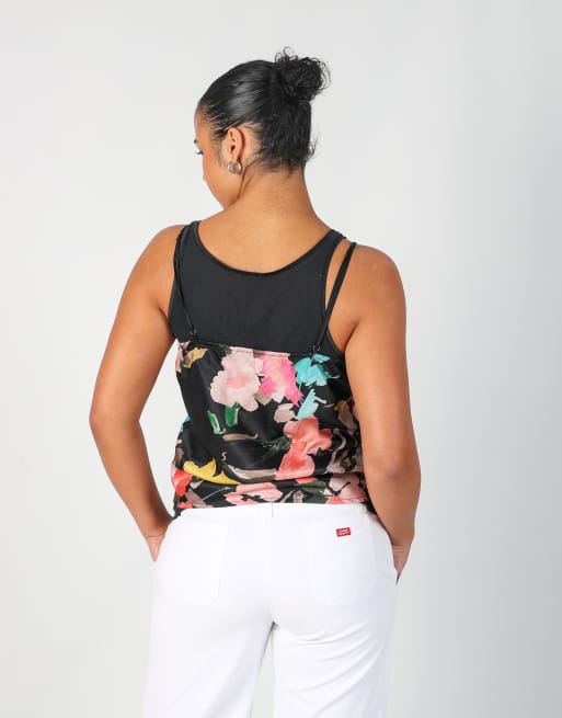 Vintage Unbranded M cami in black, 2 of 4
