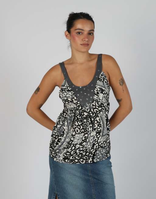 Vintage Unbranded M cami in black