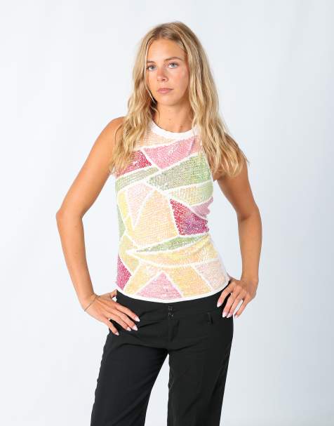 Vintage Unbranded M cami in cream - view 1