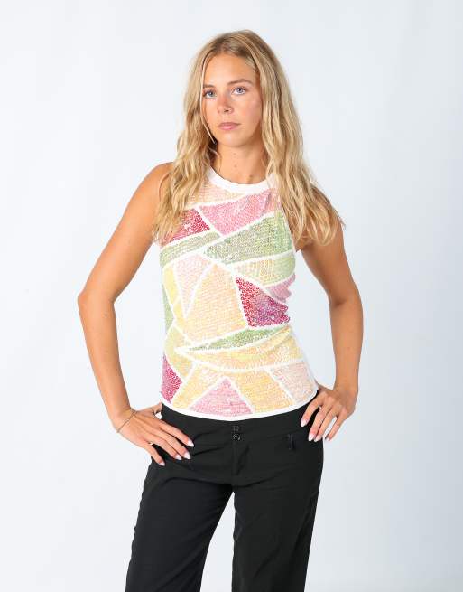 Vintage Unbranded M cami in cream