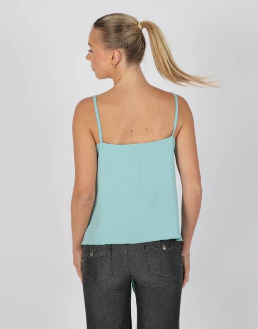 Vintage Unbranded M cami in light blue, 2 of 4