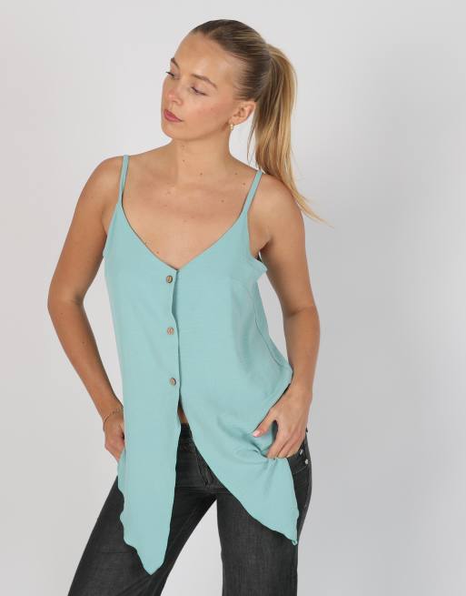 Vintage Unbranded M cami in light blue, 3 of 4