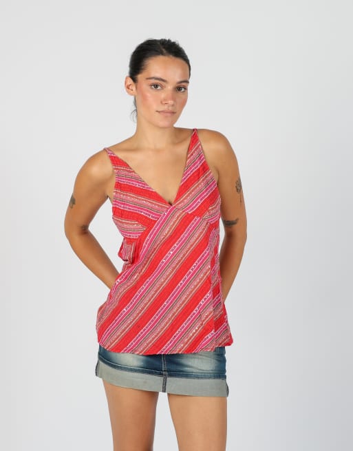 Vintage Unbranded M cami in red