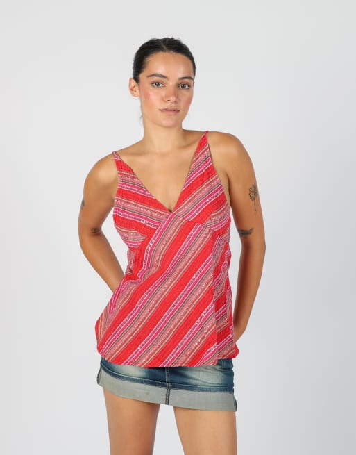 Vintage Unbranded M cami in red, 3 of 4